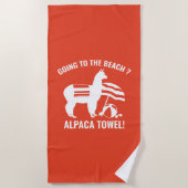 Alpaca Towel Strandlaken (Voorkant)