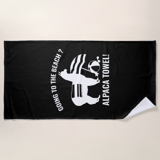 Alpaca Towel Strandlaken (Voorkant)