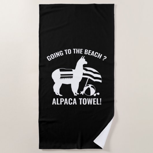 Alpaca Towel Strandlaken (Voorkant)
