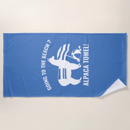 Alpaca Towel Strandlaken (Voorkant)