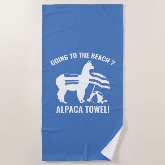 Alpaca Towel Strandlaken (Voorkant)