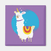 Alpaca Unicorn Magneet (Voorkant)