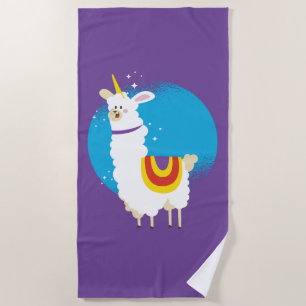 Alpaca Unicorn Strandlaken