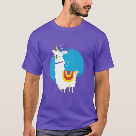 Alpaca Unicorn T-shirt (Voorkant)