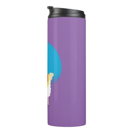 Alpaca Unicorn Thermosbeker (Geroteerd rechts)