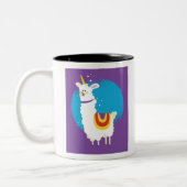 Alpaca Unicorn Tweekleurige Koffiemok (Links)