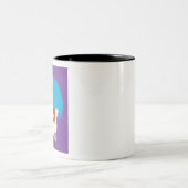 Alpaca Unicorn Tweekleurige Koffiemok (Center)