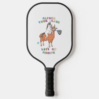 Alpaca Uw tassen Let's Go Vist Eenhoorn Pickleball Paddle