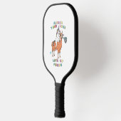 Alpaca Uw tassen Let's Go Vist Eenhoorn Pickleball Paddle (Links)