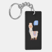Alpaca Uw Wond Leuke Llama Wond Verpleegkundige Sleutelhanger (Voorkant Links)