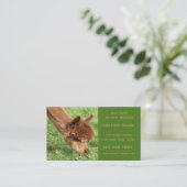 Alpaca Visitekaartje (Staand voorkant)