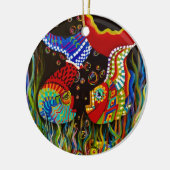 alpaca visy vriendinnetje keramisch ornament (Links)