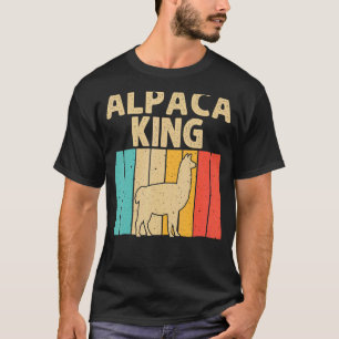 Alpaca voor mannen opa pa Llama Animal T-shirt