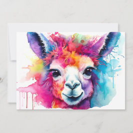 Alpaca Waterverf #217 Feestdagenkaart