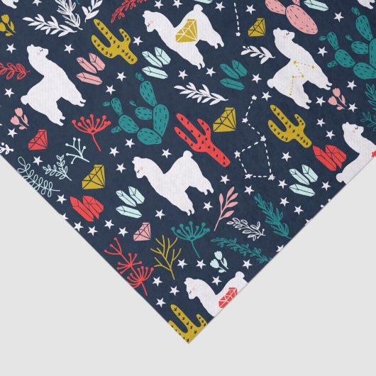 Alpaca-weefselpapier Tissuepapier (Detail)