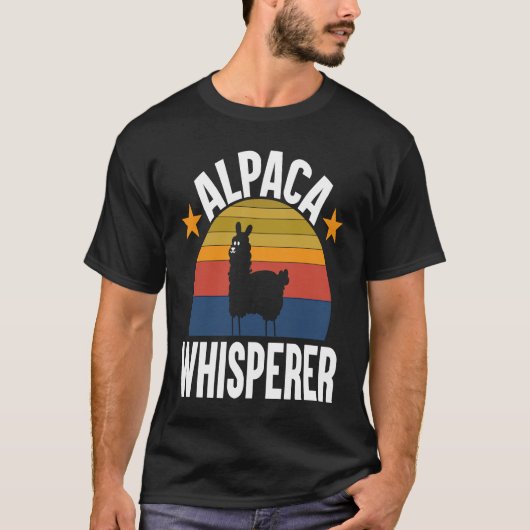 Alpaca Whisperer I Alpaca T-shirt (Voorkant)