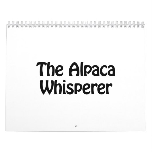 alpaca whisperer kalender (Hoes)