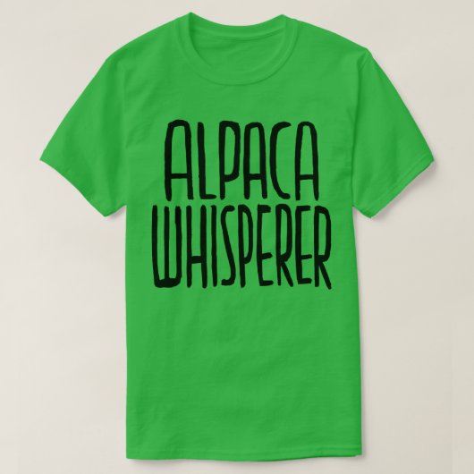Alpaca Whisperer T-shirt (Design voorkant)