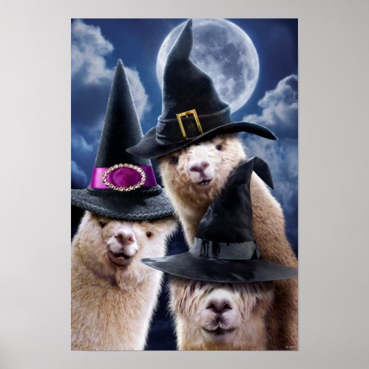 Alpaca Witches Poster (Voorkant)