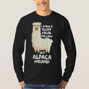 Alpaca Wondverzorging Verpleegkundige Trauma Er Em T-shirt