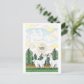 ALPACA WORLD (remake) Briefkaart (Staand voorkant)