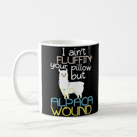 Alpaca Wound Care Nurse Coffee Mok Trauma ER EMT (Links)