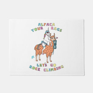 Alpaca Your Bags laten we rockklikker worden Deurmat