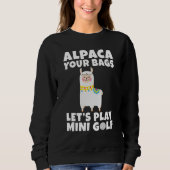 Alpaca your Bags lets play Mini Golf Trui (Voorkant)