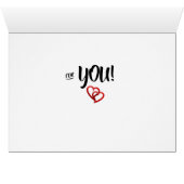 ALPACA ZEGT: "IK HEB ALLEEN OGEN VOOR JULLIE" VAN  (Binenzijde Horizontaal (Onderkant))