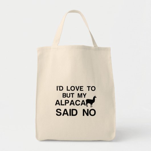 ALPACA ZEI NEE TOTE BAG (Voorkant)