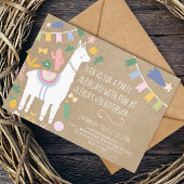 Alpaca'd met Fun Birthday Party Kaart