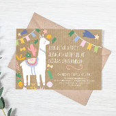 Alpaca'd met Fun Birthday Party Kaart