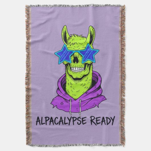 Alpacalypse Ready Deken (Voorkant Verticaal)
