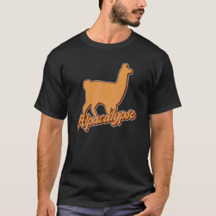 Alpacalypse voor een alpaca t-shirt