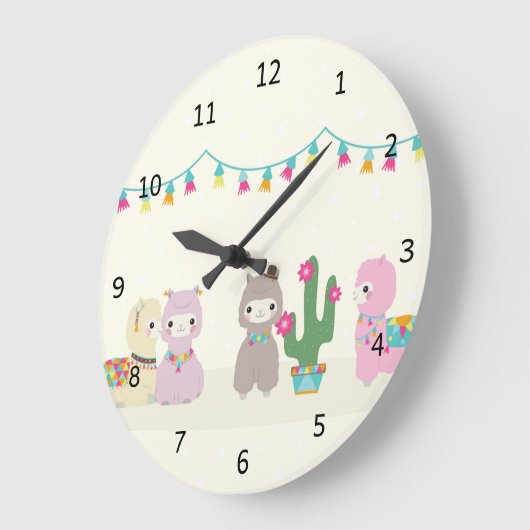 Alpacas Acrylwand Grote Klok (Hoek)