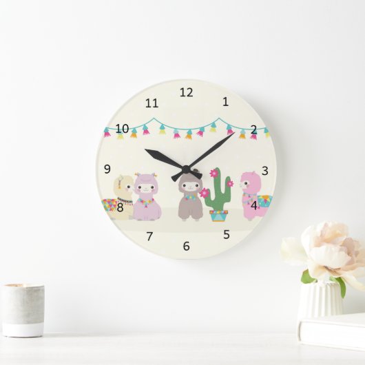 Alpacas Acrylwand Grote Klok (Huis)