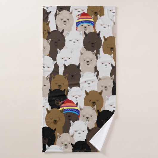 Alpaca's badhanddoek (Badhanddoek)