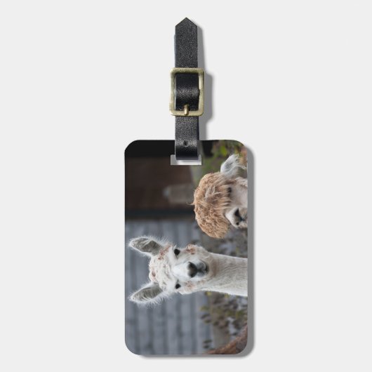 Alpacas Bagagelabel (Voorkant verticaal)