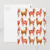 Alpacas Briefkaart (Voorkant / Achterkant)
