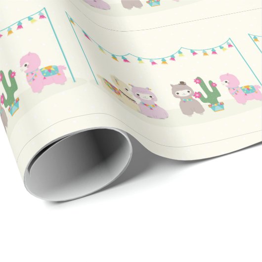 Alpacas Cadeaupapier (Rol Hoek)