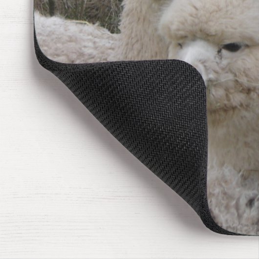 Alpacas Closeup Muismat (Hoek)