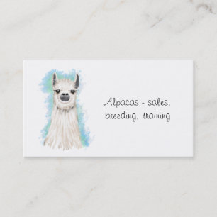 Alpacas en Llama Visitekaartje