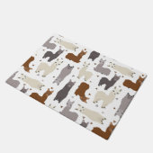 Alpacas Geo Pattern Deurmat (Schuin)