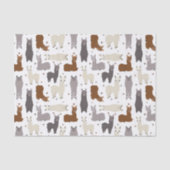 Alpacas Geo Pattern Tissuepapier (Voorkant)