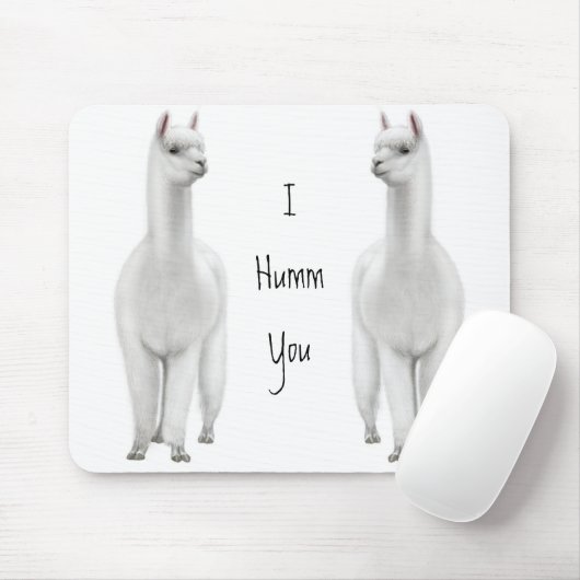 Alpacas Humm Mousepad Muismat (Met muis)