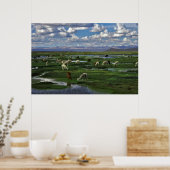 Alpacas in de Andes Poster (Keuken)