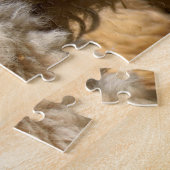 Alpaca's in het boerderij legpuzzel (Zijkant)