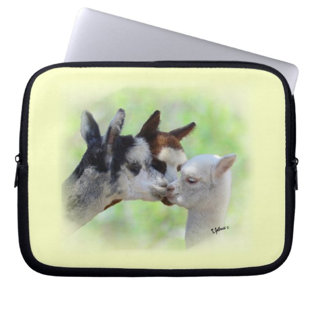 Alpacas-laptophoes Laptop Sleeve (Voorkant)