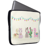 Alpacas-laptophoes Laptop Sleeve (Voorkant Rechts)