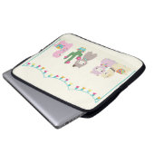Alpacas-laptophoes Laptop Sleeve (Voorkant onderkant)